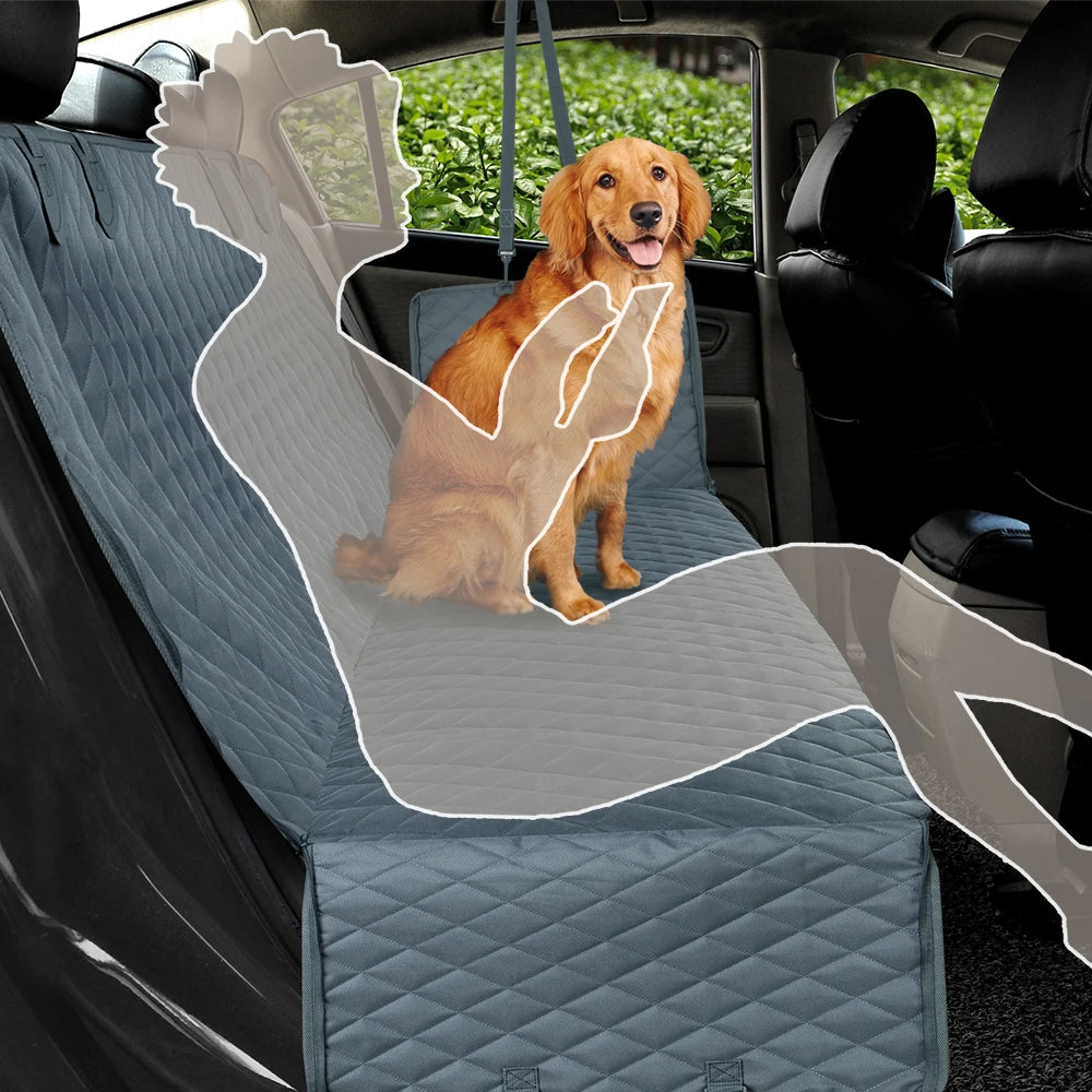 Luxurious PETRAVEL Waterproof Dog Car Seat Cover – Premium Hammock Protector for Safe and Comfortable Pet Travel