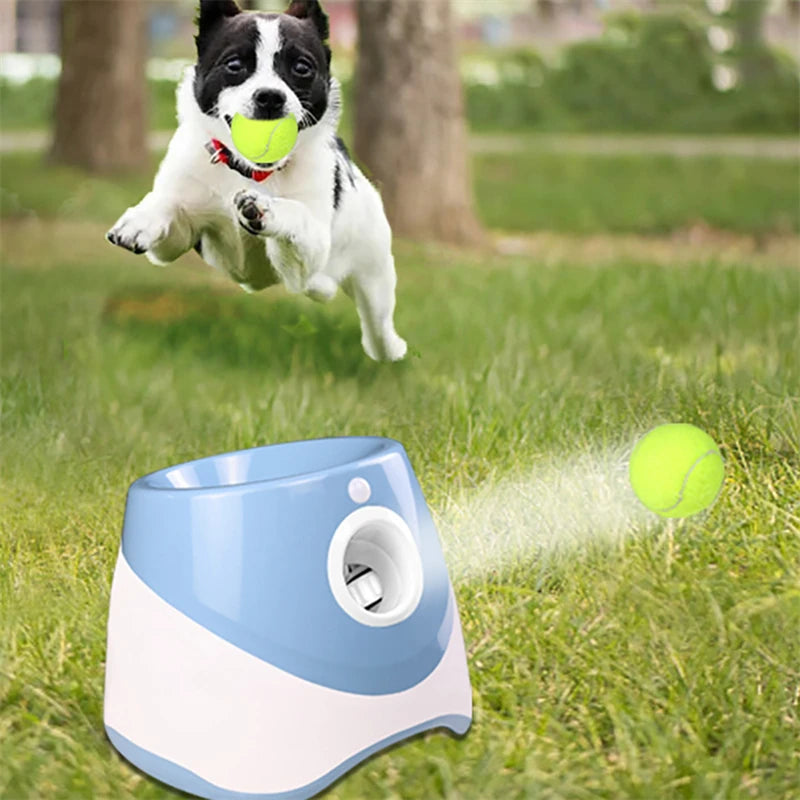 Luxurious Automatic Dog Tennis Ball Launcher – Rechargeable Interactive Toy for Endless Fun and Exercise