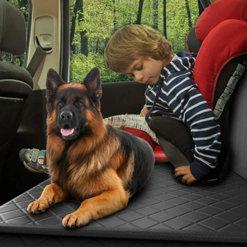 Waterproof Dog Car Seat Cover | Premium Pet Travel Hammock & Back Seat Protector