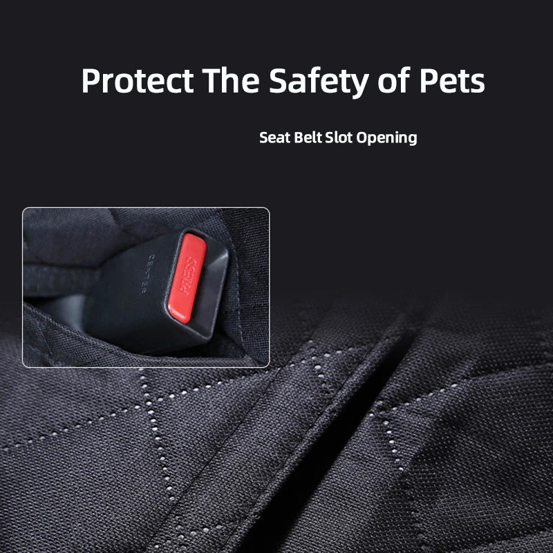 Waterproof Dog Car Seat Cover | Premium Pet Travel Hammock & Back Seat Protector