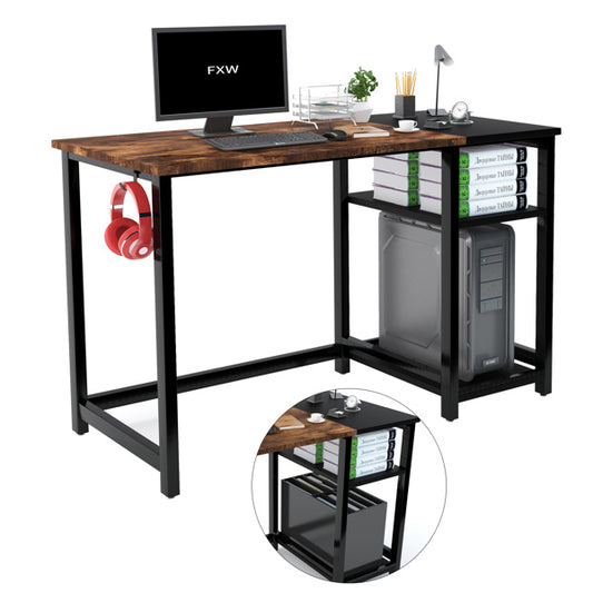 47 Inch Home Computer Desk – Sturdy Office Desk for Work, Study, or Gaming | Ideal for Home Offices