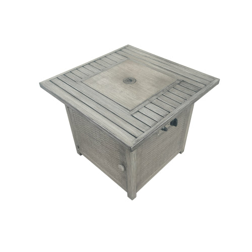 Upland 28” Slat Top Gas Fire Pit – Stylish Outdoor Heating Solution