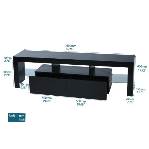 Modern TV Stand with LED Light – Stylish Entertainment Center for Your Living Room