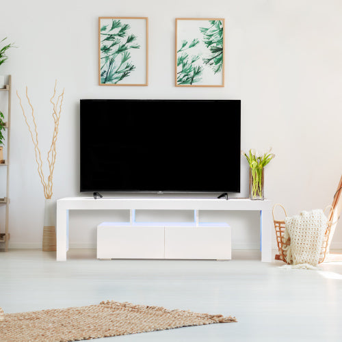 Modern TV Stand with LED Light – Stylish Entertainment Center for Your Living Room