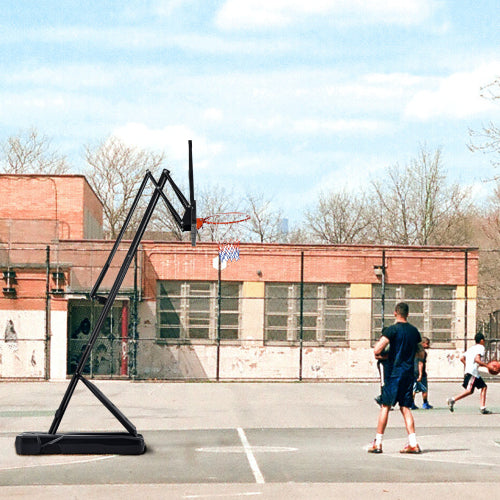 Height Adjustable Basketball Hoop System 7.5ft-10ft – Outdoor Portable Basketball Goal for Home or Yard